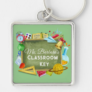 Personalisierte Lehrerschule Schlüsselanhänger