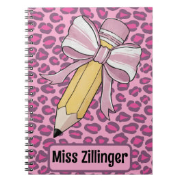 Personalisierte Lehrerwertung Stift mit Bogen Notizblock