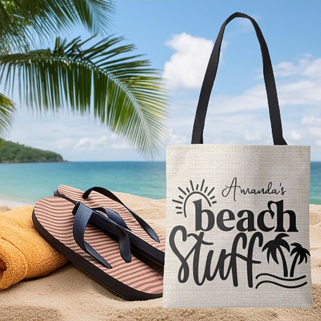 Personalisierte Leinwand "Beach Zeug" (Von Creator hochgeladen)