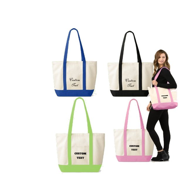 Personalisierte Leinwand Tote Tasche | Benutzerdef (Custom Personalized Canvas Tote Bags)