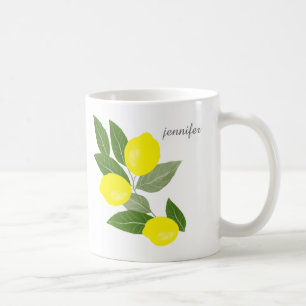 Personalisierte Lemon-Tasse Kaffeetasse