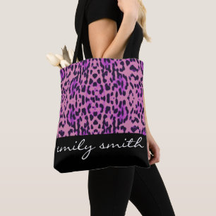 Personalisierte Leopardenmuster-Tasche