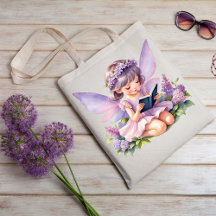 Personalisierte Lesefee Freya Tragetasche