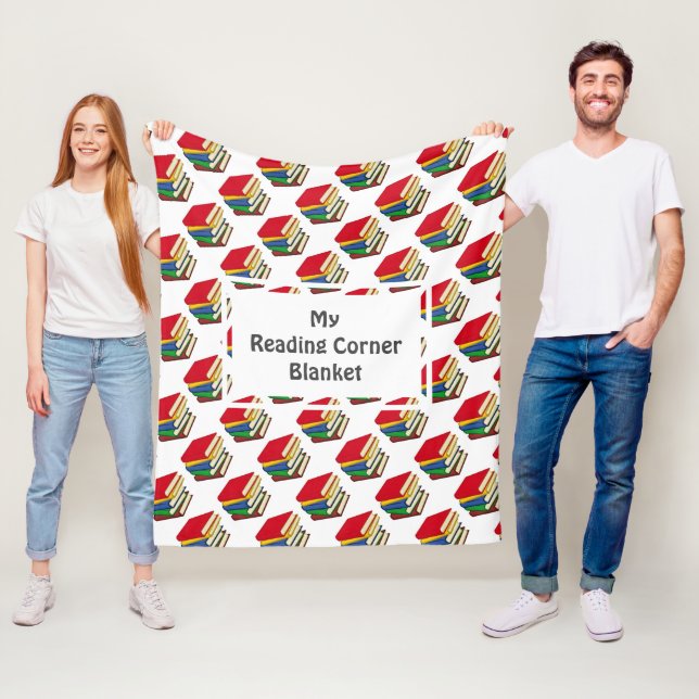 Personalisierte LESENKERBÜCHER Fleecedecke (Beispiel)