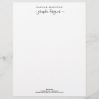 Personalisierte Letterhead-Stationierung| Einfach 