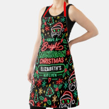 Personalisierte leuchtende Michigan-Weihnachtsküch
