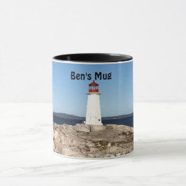 Personalisierte Leuchtturm-Tasse Tasse