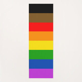 Personalisierte LGBTQ - Farbinklusive Flagge Yogamatte