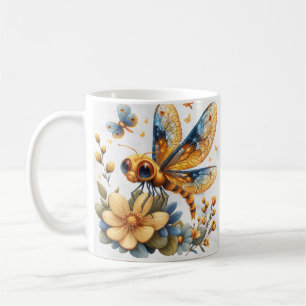 Personalisierte Libelle-Tasse Kaffeetasse