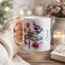 Personalisierte Libelle-Tasse Kaffeetasse