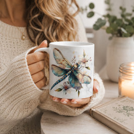 Personalisierte Libelle-Tasse Kaffeetasse
