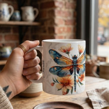Personalisierte Libelle-Tasse