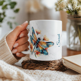 Personalisierte Libelle-Tasse Kaffeetasse