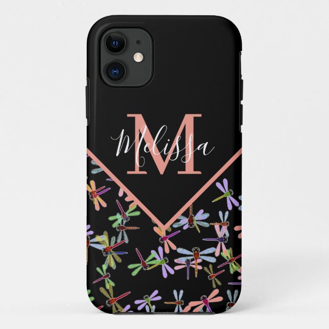 Personalisierte Libellen Case-Mate iPhone Hülle (Rückseite)