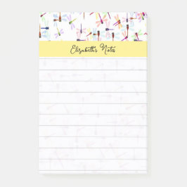 Personalisierte Libellen Post-it Klebezettel