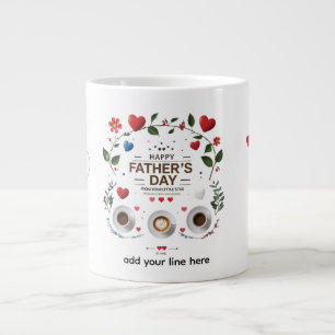 Personalisierte Liebe aus Ihrem kleinen Star Jumbo-Tasse