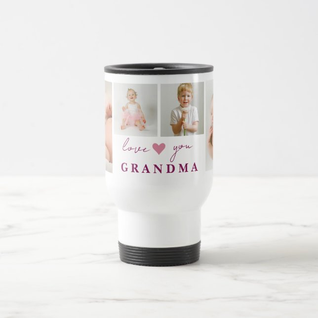 "Personalisierte "Liebe du Oma" Reiseumarmung Reisebecher (Mittel)