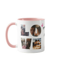 Personalisierte LIEBE Foto Collage Valentinstag