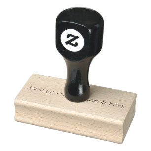 Personalisierte Liebe Gummistempel