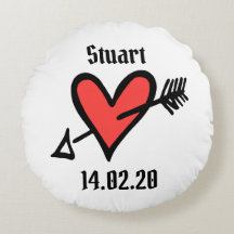 Personalisierte Liebe Herzhochzeit Vorschlag Kisse