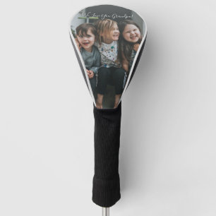 Personalisierte Liebe Ihr Großvater Foto Handschri Golf Headcover