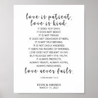 Personalisierte Liebe ist Patient, 1 Korinther 13: