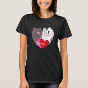 Personalisierte Liebe Katzen T-Shirt