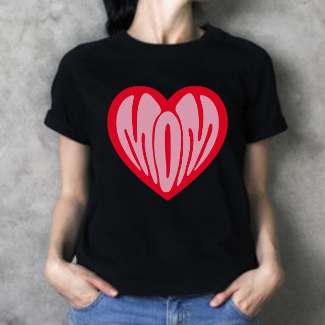 Personalisierte Liebe Mama Muttertag T-Shirt (Von Creator hochgeladen)
