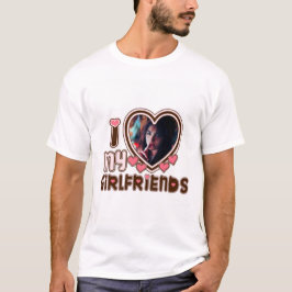 Personalisierte Liebe meiner Freundin mit CustomFo T-Shirt
