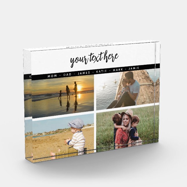 Personalisierte Liebe mit 4 Fotos (Links)