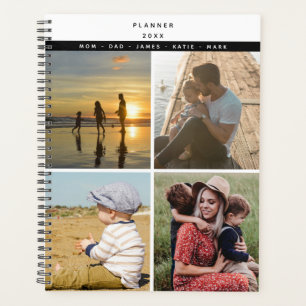 Personalisierte Liebe mit 4 Fotos Planer