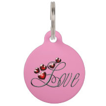Personalisierte Liebe - Red Gem Hearts