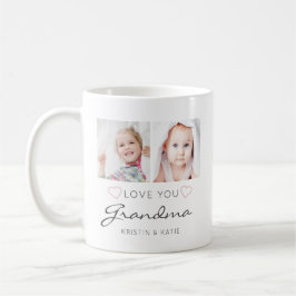 Personalisierte LIEBE SIE GRANDMA Handgeschriebene Kaffeetasse