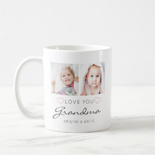 Personalisierte LIEBE SIE GRANDMA Handgeschriebene Kaffeetasse