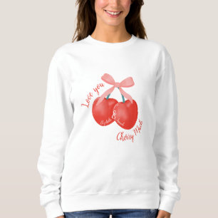 Personalisierte Liebe Sie Kirschen viel Kirschen & Sweatshirt