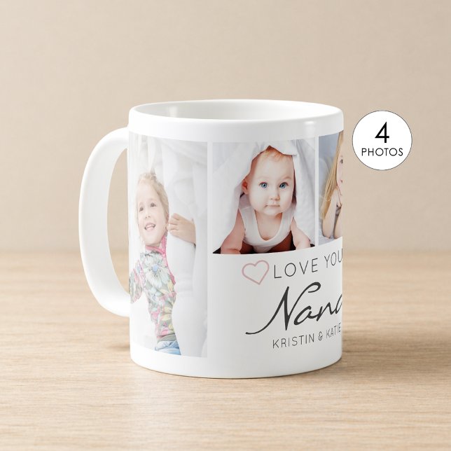 Personalisierte LIEBE SIE NANA Handgeschriebene 4  Kaffeetasse (Von Creator hochgeladen)