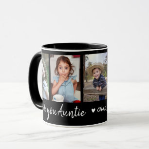 Personalisierte Liebe Sie tanten 5 Foto Collage Sc Tasse