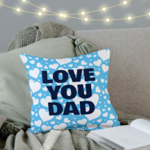 Personalisierte Liebe Sie Vater Vatertag Blau
