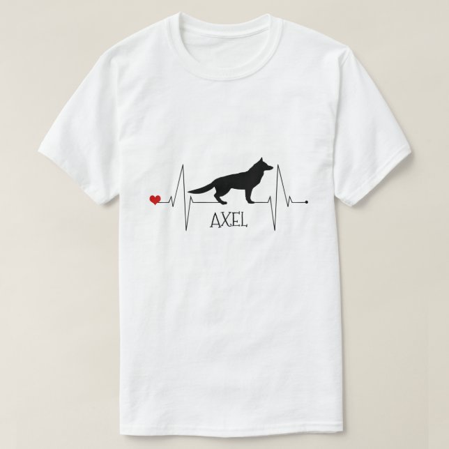 Personalisierte Liebe T-Shirt (Design vorne)