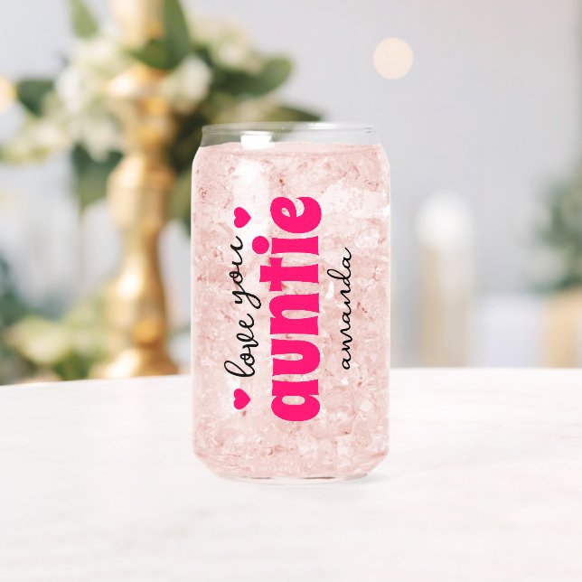 Personalisierte Liebe Tante Name Dosenglas (Insitu (Hochzeit))