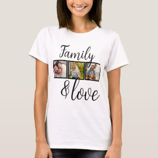 Personalisierte Liebe- und Familiensammlung T-Shirt