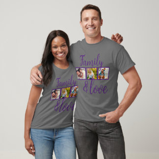 Personalisierte Liebe- und Familiensammlung T-Shirt