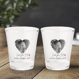 Personalisierte Liebe Vater Foto | Vathers Day Gif Schnapsglas