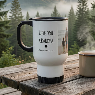 Personalisierte Lieber Opa Foto-Tasse Reisebecher