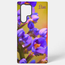 Personalisierte Lila Blume Samsung Case Samsung Galaxy Hülle