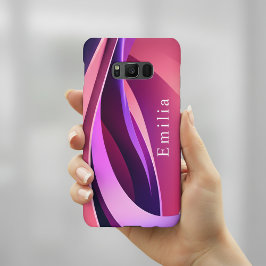 Personalisierte lila Handyhülle Samsung Galaxy S10E Hülle