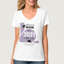 Personalisierte Lila moderne Arch-Proud-Mama Grad