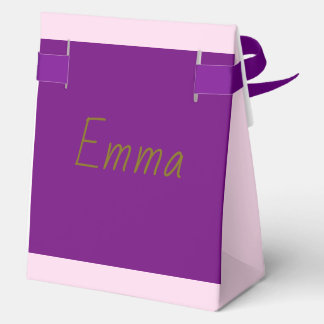 Personalisierte lila Partygeschenkbox | Benutzerde Geschenkschachtel