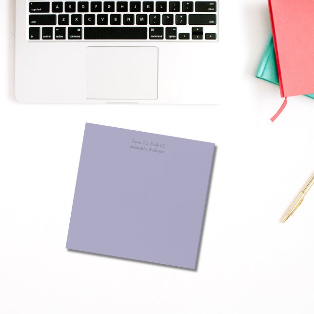 Personalisierte lila Post-it-Notizen Post-it Klebezettel (Personalized Purple post -it -note pads. See our other colors that are available)