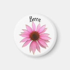 Personalisierte Lila Schutzkappe Magnet